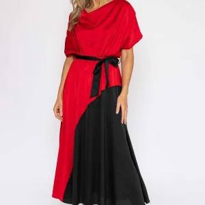 Pala D'oro Gigi Midi Dress In Red*Women Dresses & Jumpsuits