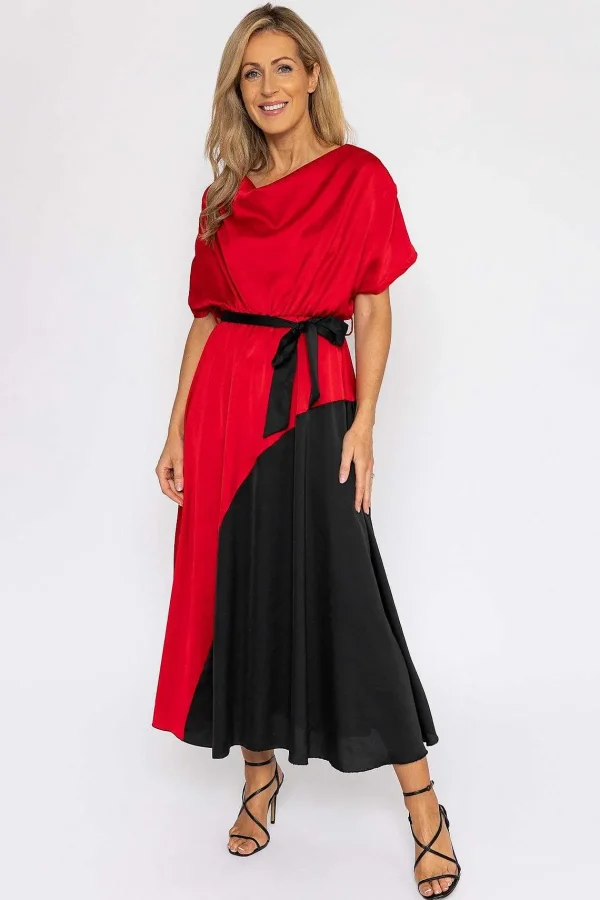 Pala D'oro Gigi Midi Dress In Red*Women Dresses & Jumpsuits