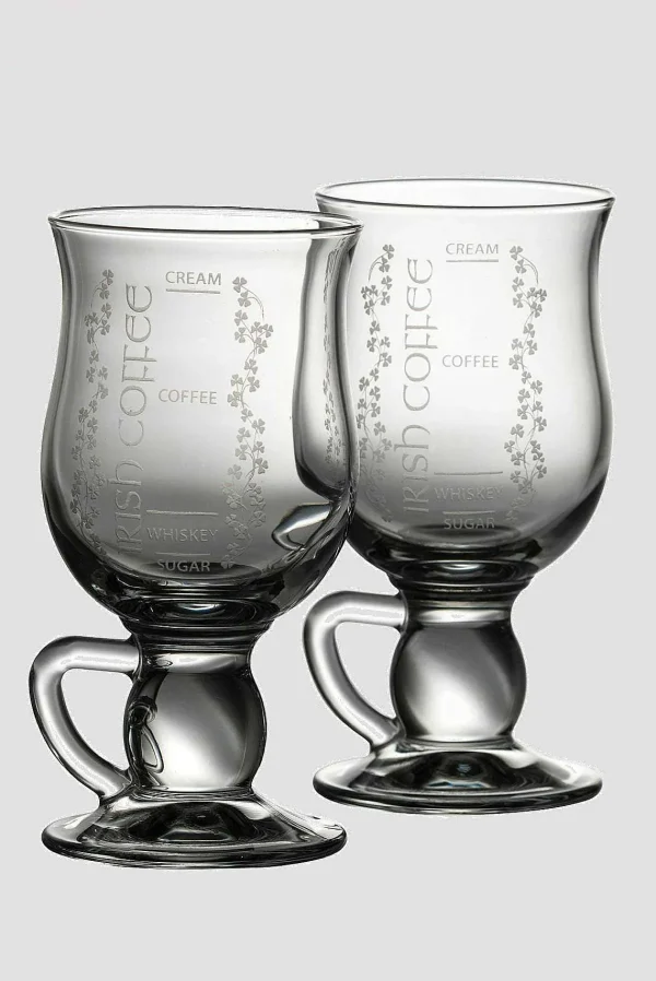 Galway Crystal Glass Irish Coffee Set* Homeware
