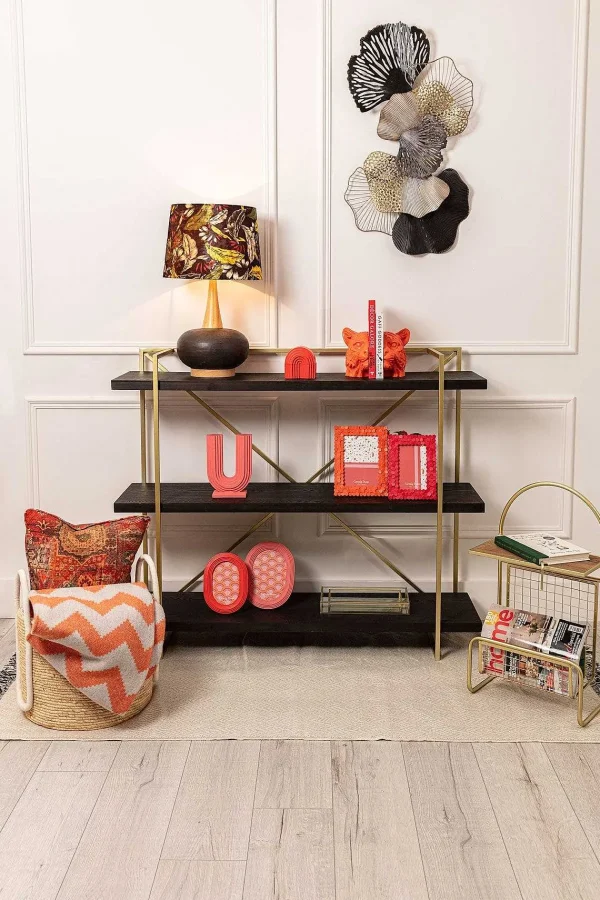 Carraig Donn HOME Gold And Black Console Table* Homeware