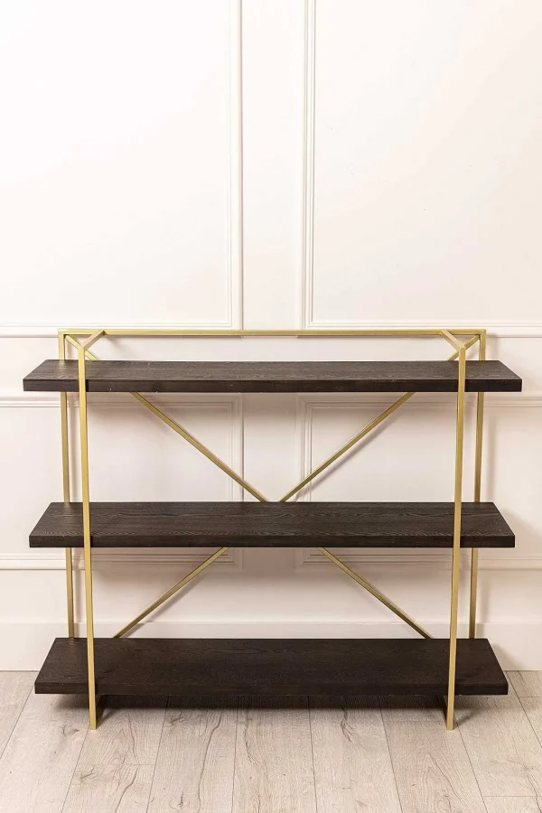 Carraig Donn HOME Gold And Black Console Table* Homeware