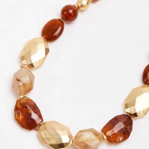 Soul Jewellery Gold And Brown Beaded Necklace* Necklaces
