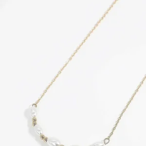 Soul Jewellery Gold And Pearl Necklace* Necklaces