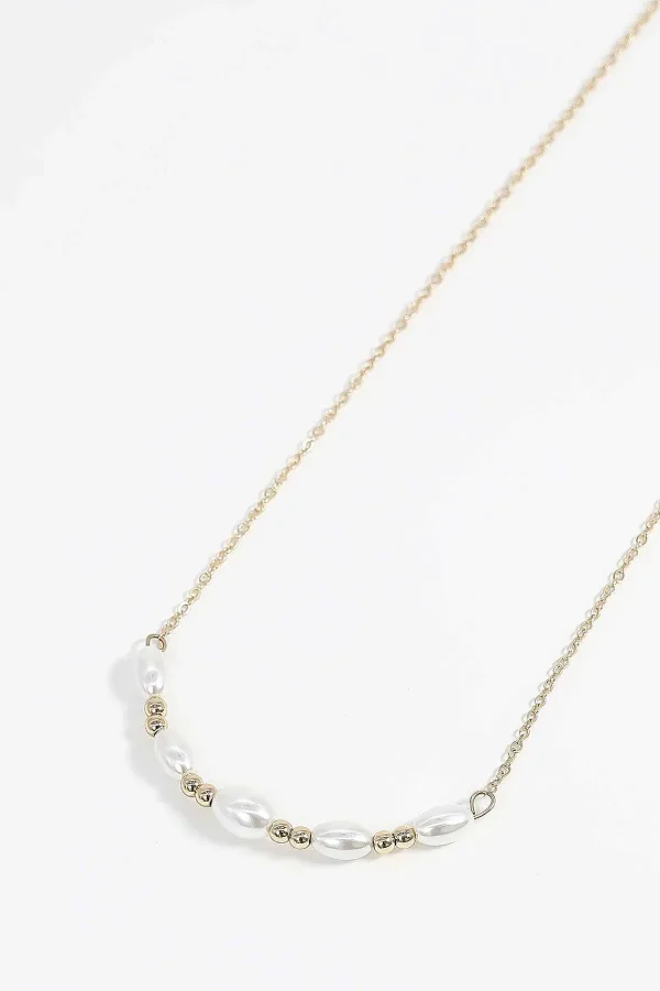 Soul Jewellery Gold And Pearl Necklace* Necklaces