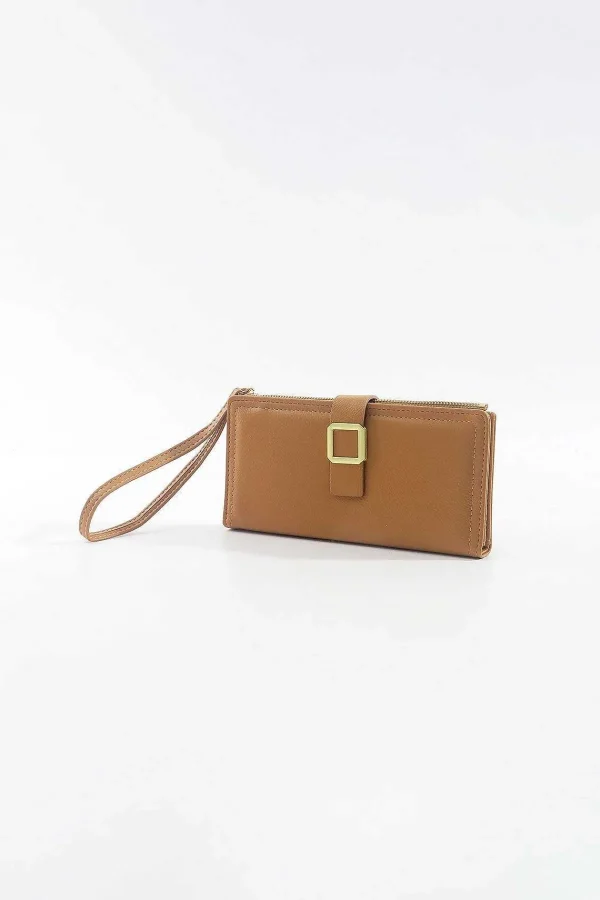 SOUL Accessories Gold Buckle Purse With Wrist Strap* Accessories