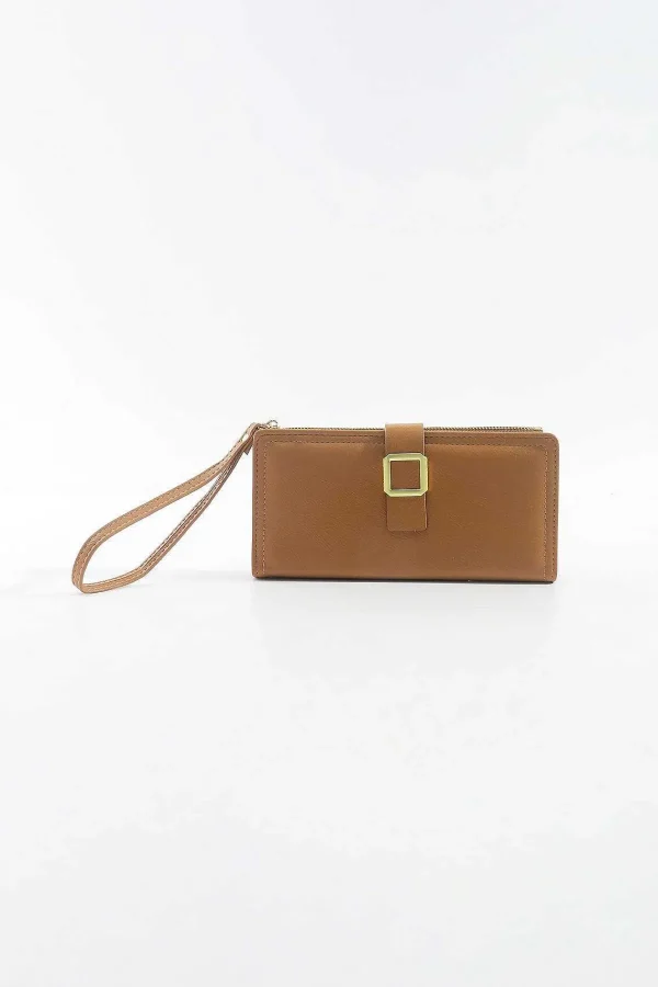 SOUL Accessories Gold Buckle Purse With Wrist Strap* Accessories