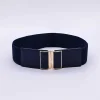 SOUL Accessories Gold Clasp Elastic Belt In Navy* Belts