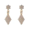 Knight & Day Gold Diamond Drop Earrings* Boxed Gifts
