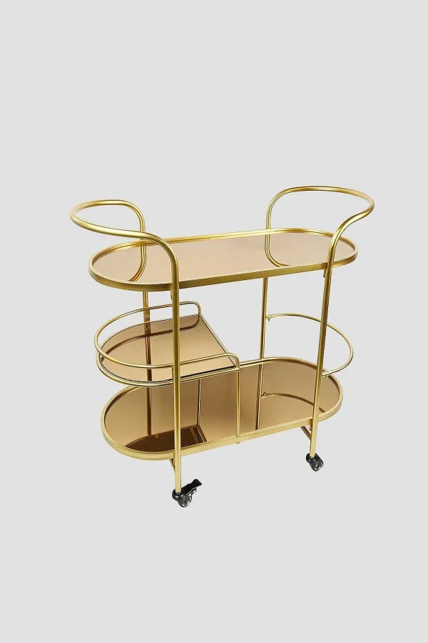 Carraig Donn HOME Gold Drinks Trolley* Homeware