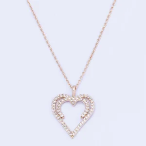 Knight & Day Gold Hidden Heart Necklace* Jewellery