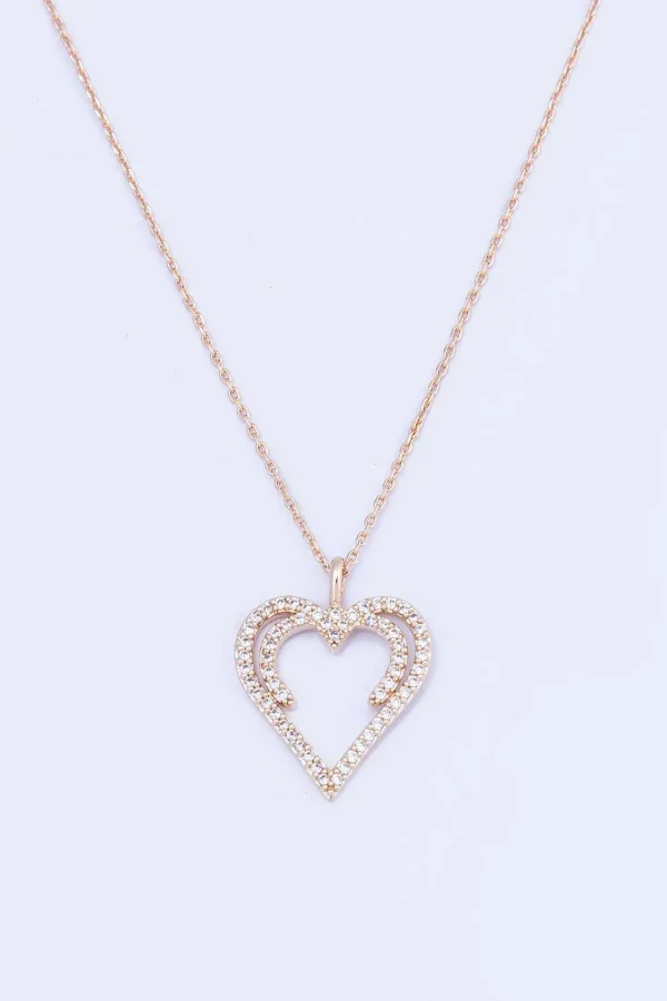 Knight & Day Gold Hidden Heart Necklace* Jewellery