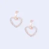 Knight & Day Gold Hoop & Heart Earrings* Jewellery