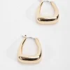 Joularie Gold Look Triangle Hoop Earrings* Boxed Gifts
