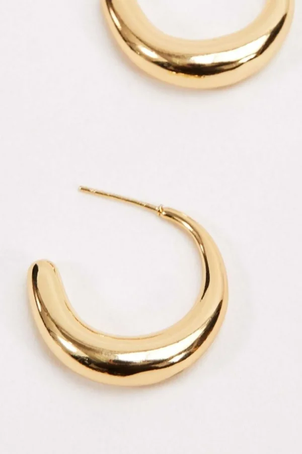 Soul Jewellery Gold Open Hoop Earrings*Women April Edit