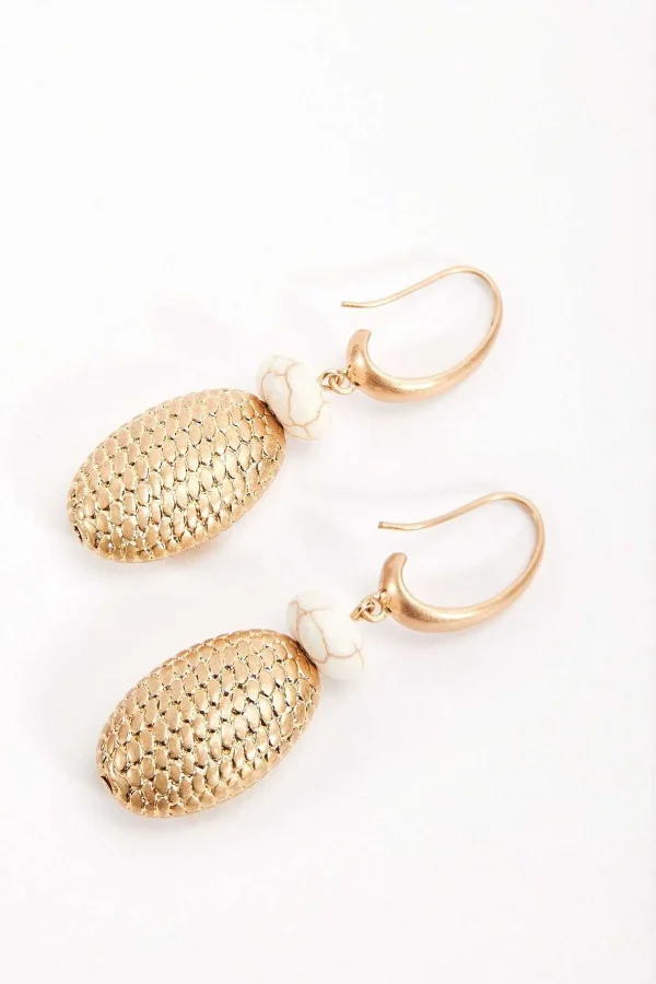 Soul Jewellery Gold Oval Earrings* Earrings