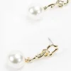 Soul Jewellery Gold Tone Drop Pearl Earring* Boxed Gifts