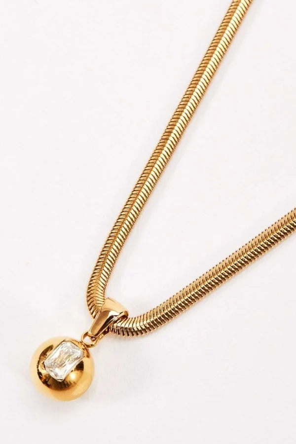 Joularie Gold Tone Pendant Necklace* Boxed Gifts