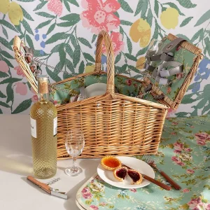 Carraig Donn HOME Green Floral 2 Person Picnic Basket* Homeware