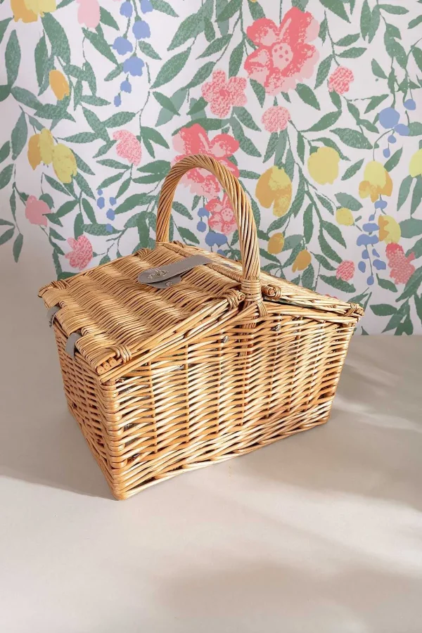 Carraig Donn HOME Green Floral 2 Person Picnic Basket* Homeware