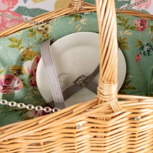 Carraig Donn HOME Green Floral 2 Person Picnic Basket* Homeware