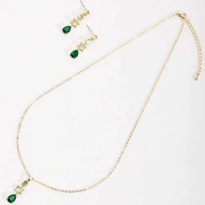Soul Jewellery Green Jewel Necklace* Boxed Gifts