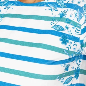 Voulez Vous Green Printed Breton Top*Women Tops & Blouses