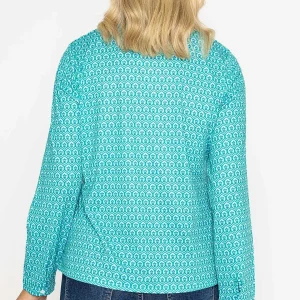 Voulez Vous Green Printed Jersey Top*Women Tops & Blouses