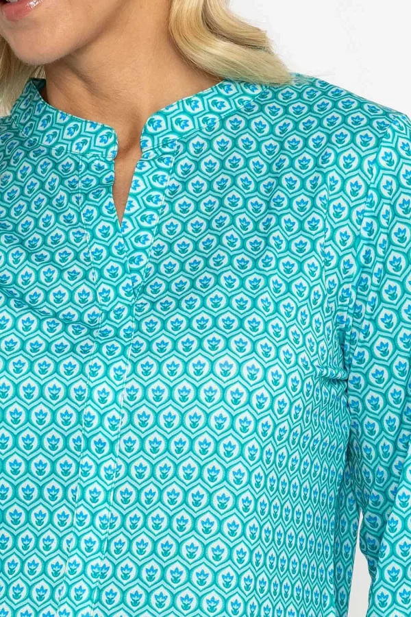 Voulez Vous Green Printed Jersey Top*Women Tops & Blouses