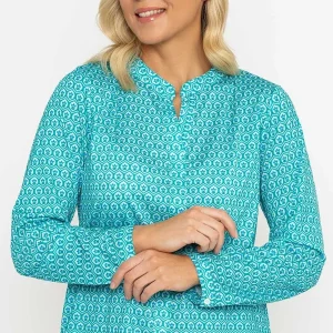 Voulez Vous Green Printed Jersey Top*Women Tops & Blouses