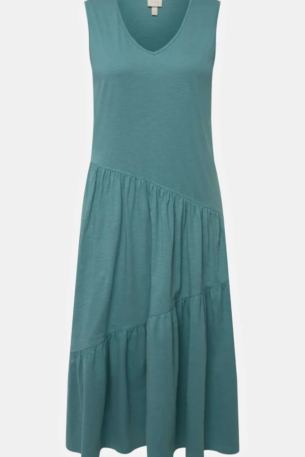 Ulla Popken Green Sleeveless Midi Dress*Women Dresses