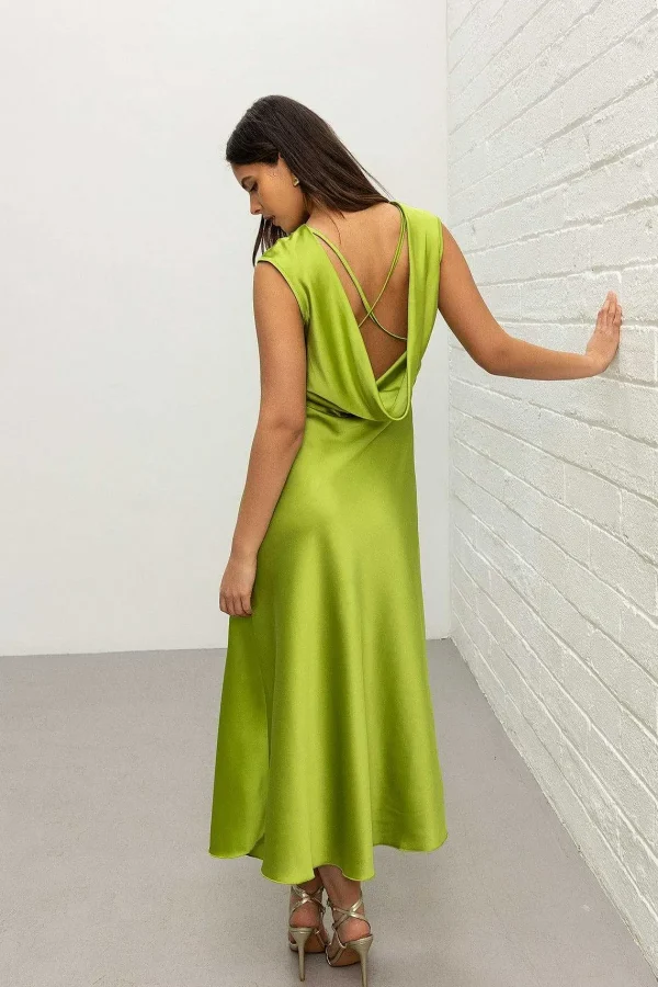 Pala D'oro Sport Green Vanessa Midi Dress*Women Dresses & Jumpsuits