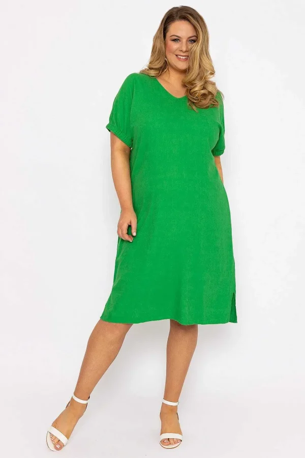 Ulla Popken Green Viscose Dress*Women Dresses & Jumpsuits