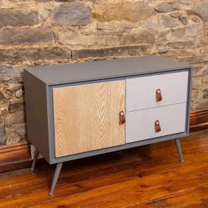 Carraig Donn HOME Grey And Wood Sideboard* Homeware