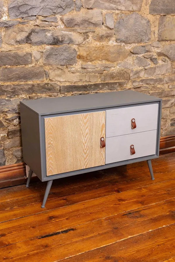 Carraig Donn HOME Grey And Wood Sideboard* Homeware