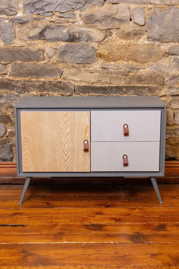 Carraig Donn HOME Grey And Wood Sideboard* Homeware