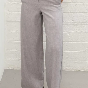 Pala D'oro Sport Grey Tailored Wide Leg Trousers*Women Jeans & Trousers