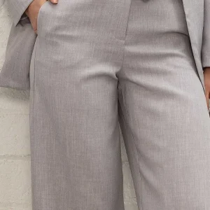 Pala D'oro Sport Grey Tailored Wide Leg Trousers*Women Jeans & Trousers