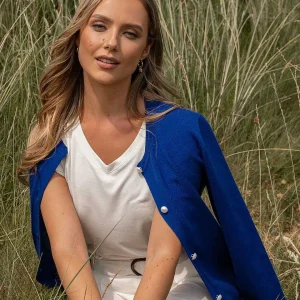 Kelly & Grace Weekend Heart Cardigan In Navy*Women Jumpers & Cardigans