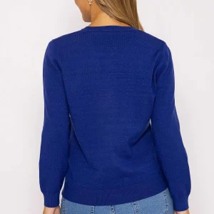 Kelly & Grace Weekend Heart Cardigan In Navy*Women Jumpers & Cardigans