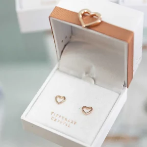 Tipperary Crystal Jewellery Heart Earrings* Earrings