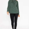 Rowen Avenue Heritage Print Blouse In Green*Women Tops & Blouses