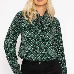 Rowen Avenue Heritage Print Blouse In Green*Women Tops & Blouses