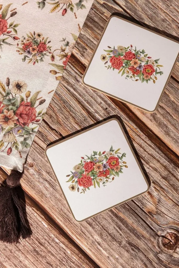 Heritage Set Of 6 Coasters* Homeware
