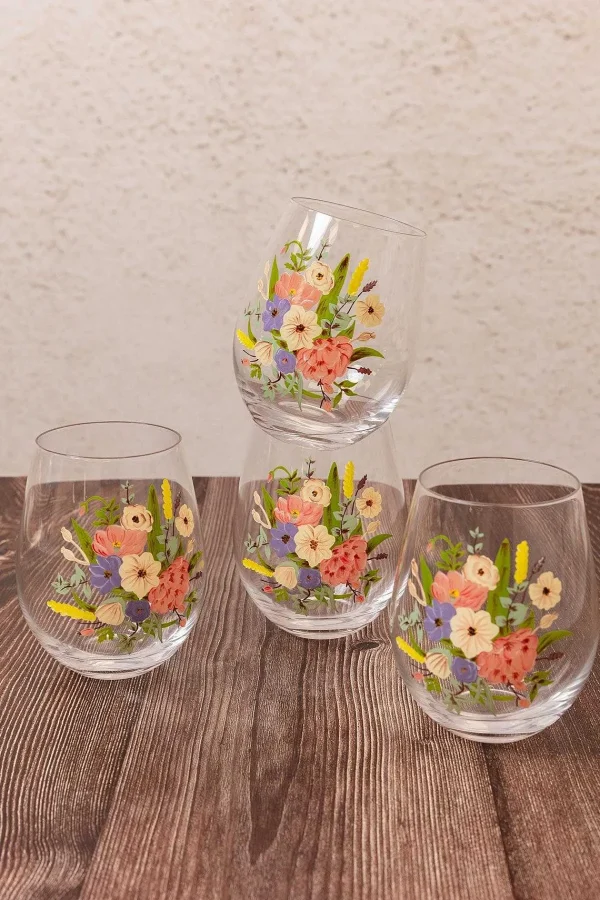 Heritage Stemless Wine Glass Set Of 4* Homeware