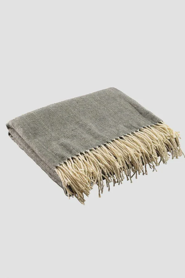 Galway Crystal Herringbone Knit Throw* Throws