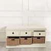 Carraig Donn HOME Hetty Cream Bench With Drawers* Homeware