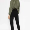 Pala D'oro High Waist Trousers In Black*Women Jeans & Trousers