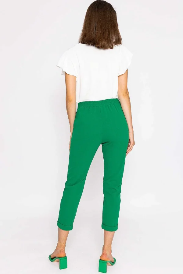 Pala D'oro High Waist Trousers In Green*Women Jeans & Trousers