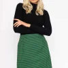 Rowen Avenue Houndstooth Mini Skirt In Green*Women Skirts & Shorts