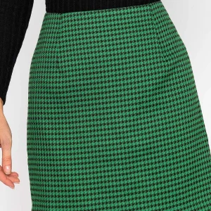 Rowen Avenue Houndstooth Mini Skirt In Green*Women Skirts & Shorts